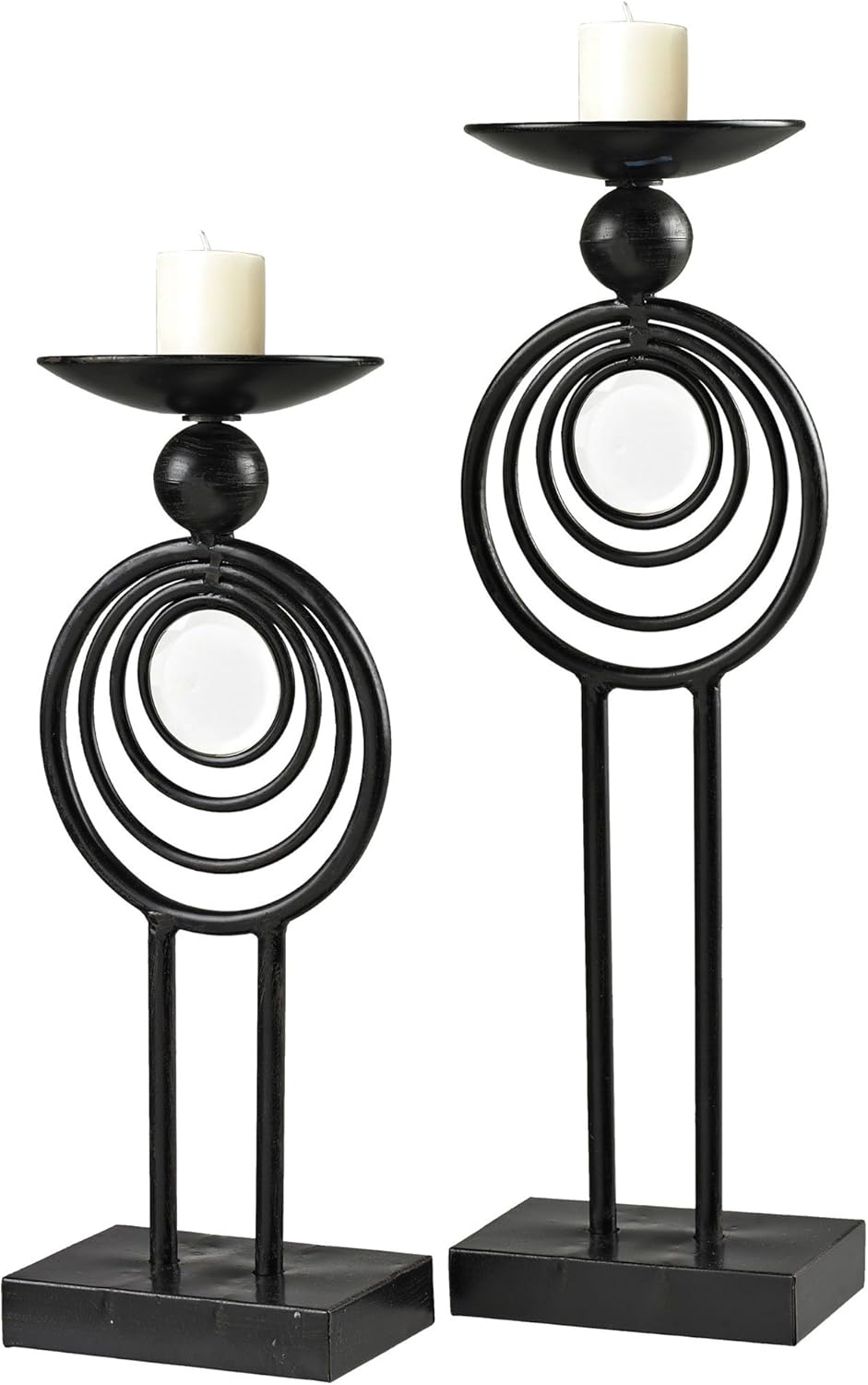 Sterling 1291058 Metal Iron Mirror Candle Holder, 16Inch