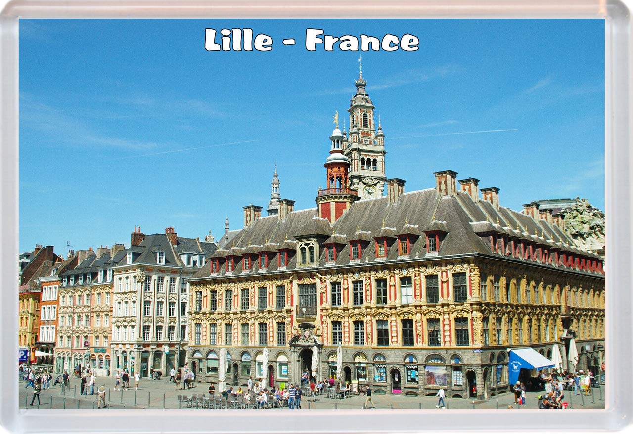 Baked Bean Store Multicolor Lille - France - Jumbo Fridge Magnet Id688