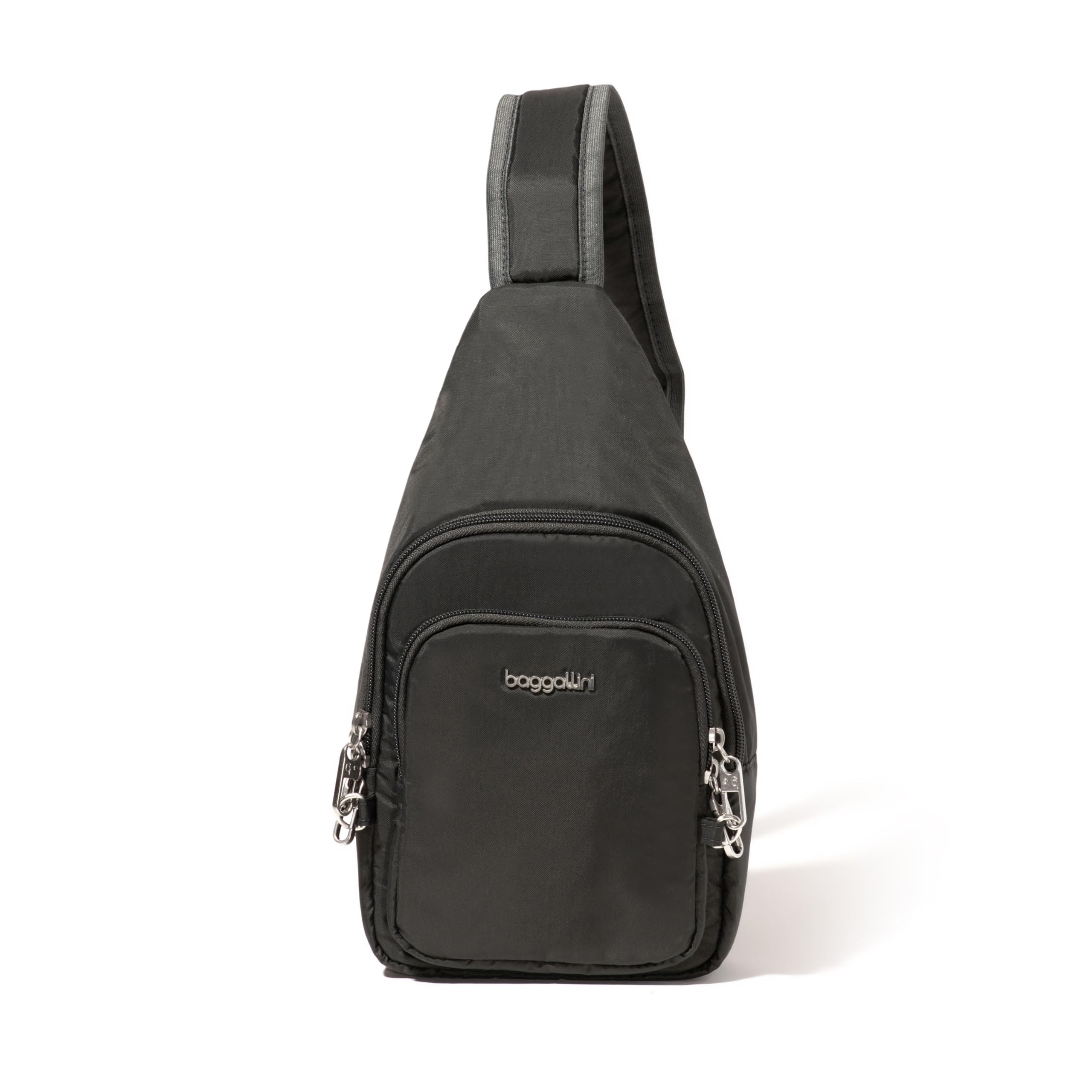 Baggallini Women's Securtex Anti-Theft Daytripper Sling, Charcoal, One Size