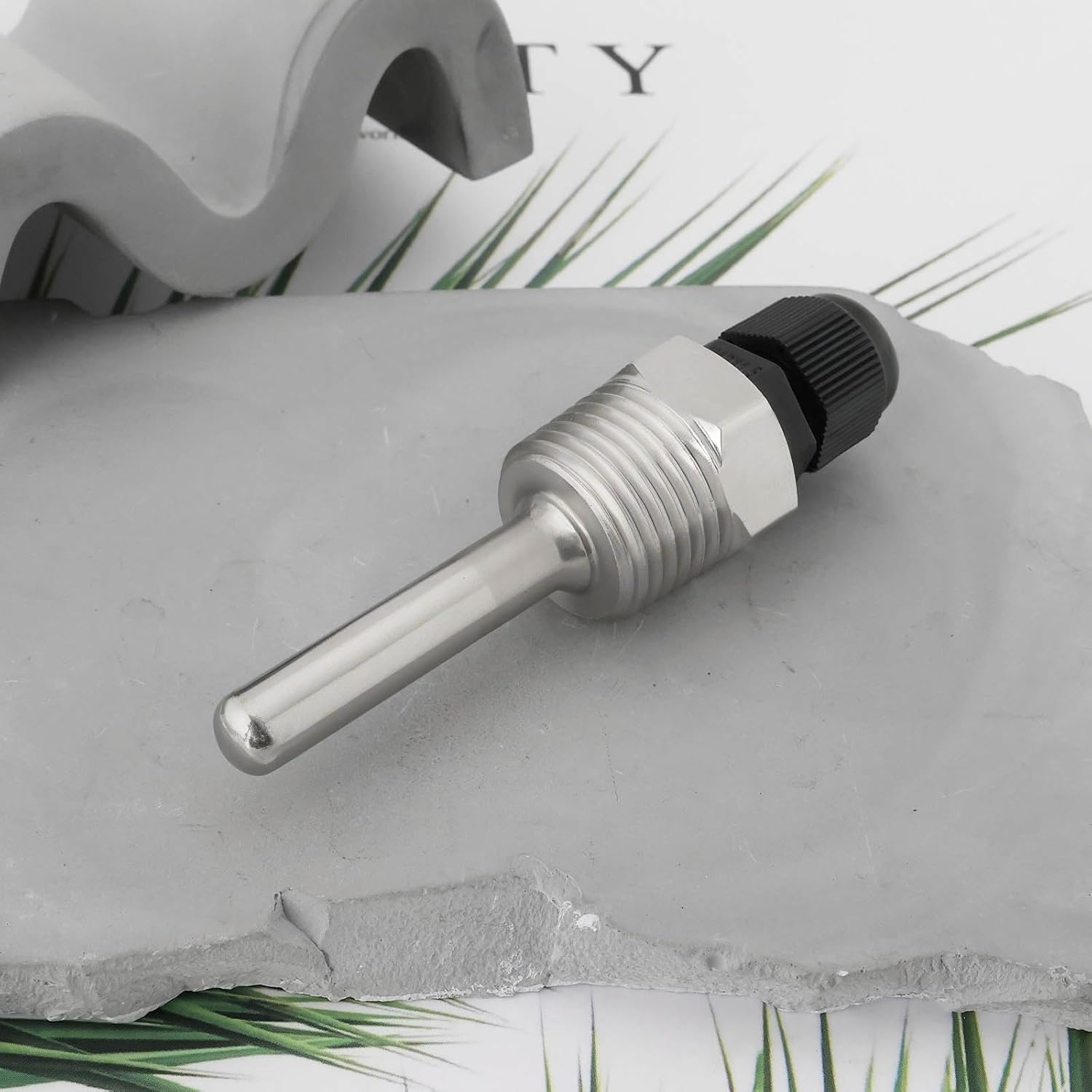 2pcs Immersion Sleeve Pocket Thermowell G1/2" 304 Stainless Steel Temperature Sensor Immersion Sleeve Pocket Tool for Temperature Sensor 6mm Heater(8x50mm)