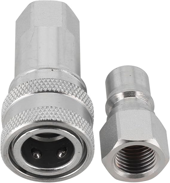 1 Set Hydraulic Quick Connect Coupler M14x1.5mm Female Thread Pipe Fitting, Hydraulic Couplings For Hydraulic Machinery And Tools