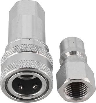 1 Set Hydraulic Quick Connect Coupler M14x1.5mm Female Thread Pipe Fitting, Hydraulic Couplings For Hydraulic Machinery And Tools