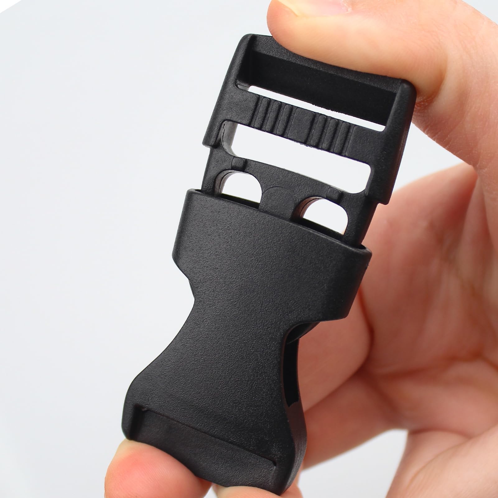 Set Cinghie Nylon 10m Con Fibbie 25mm - Per Zaini, Bagagli E Fai Da Te, Nero - Foto 3