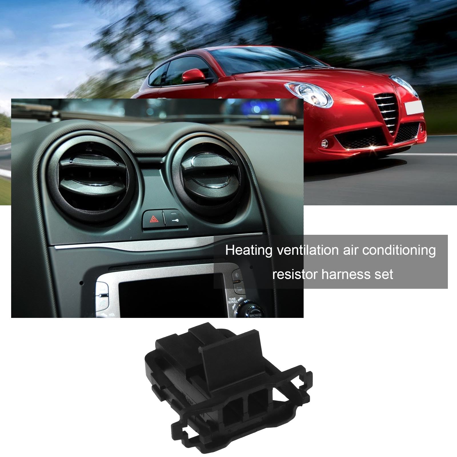 Zestaw naprawczy wiązki rezystora kompatybilny z ALFA Mito(2008+) Citroen Berlingo (2008+), C3 Picasso, C4 Picasso, Jumpy(2007+) Fiat Doblo Grande Punto (2010+)