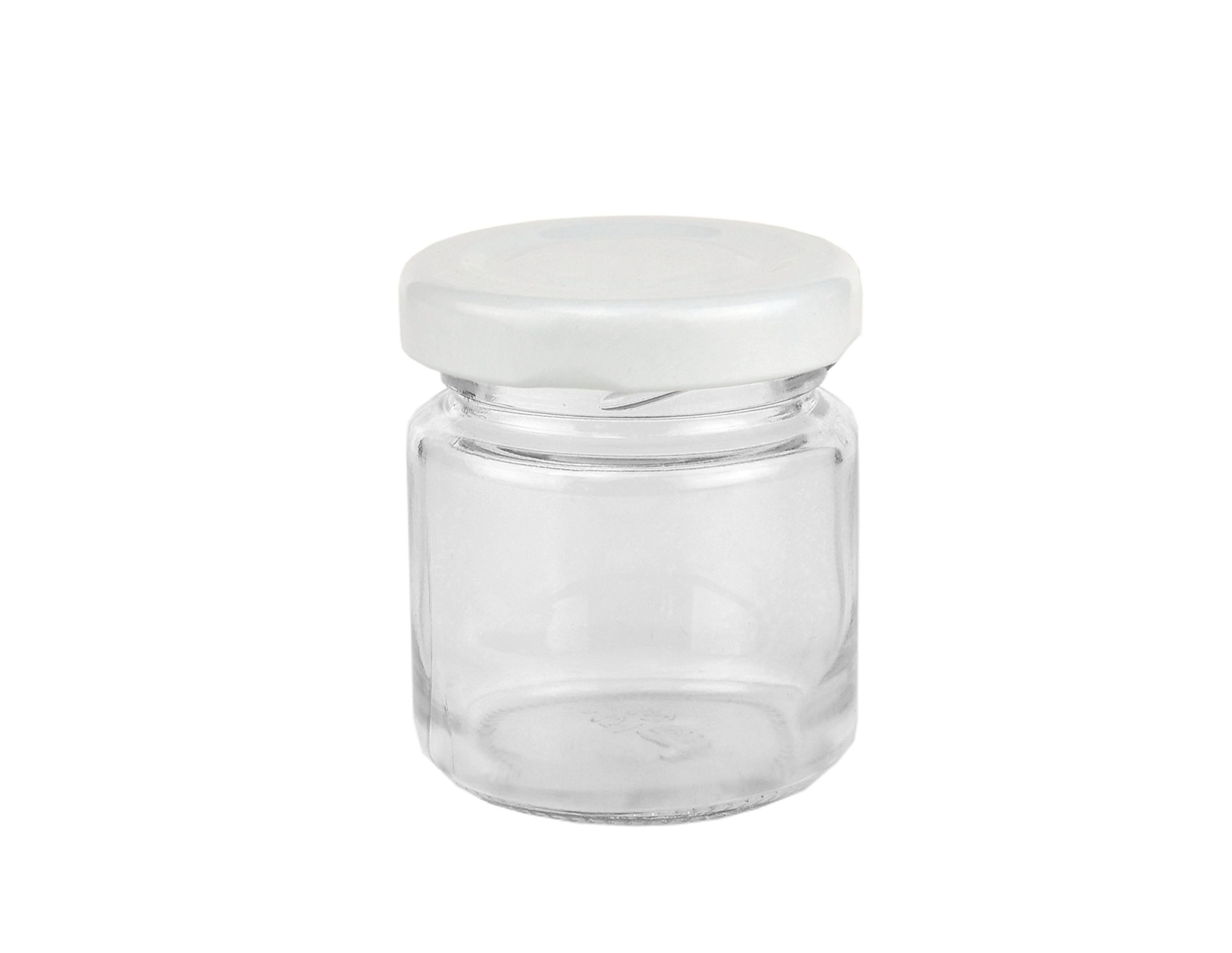 MamboCat 150er Set Rundgläser 53 ml Deckelfarbe weiß TO 43 inkl. Diamant Gelierzauber Rezeptheft, Einmachgläser, Einkochgläser, Vorratsgläser, Mini Sturzgläser, Obstgläser, Portionsgläser, Gläser