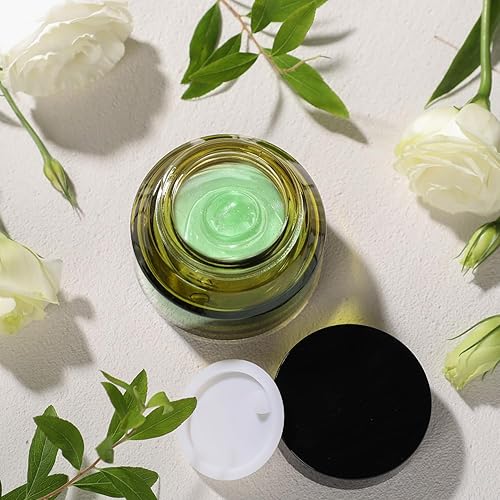 Miniatura 5 de Tarros cosméticos de vidrio de 1 oz con tapas, paquete de 3 tarros pequeños de vidrio con tapas, recipientes de maquillaje de vidrio vacíos de 1