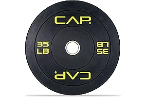 Build Muscle with CAP Barbell Olympic Bumper Plate