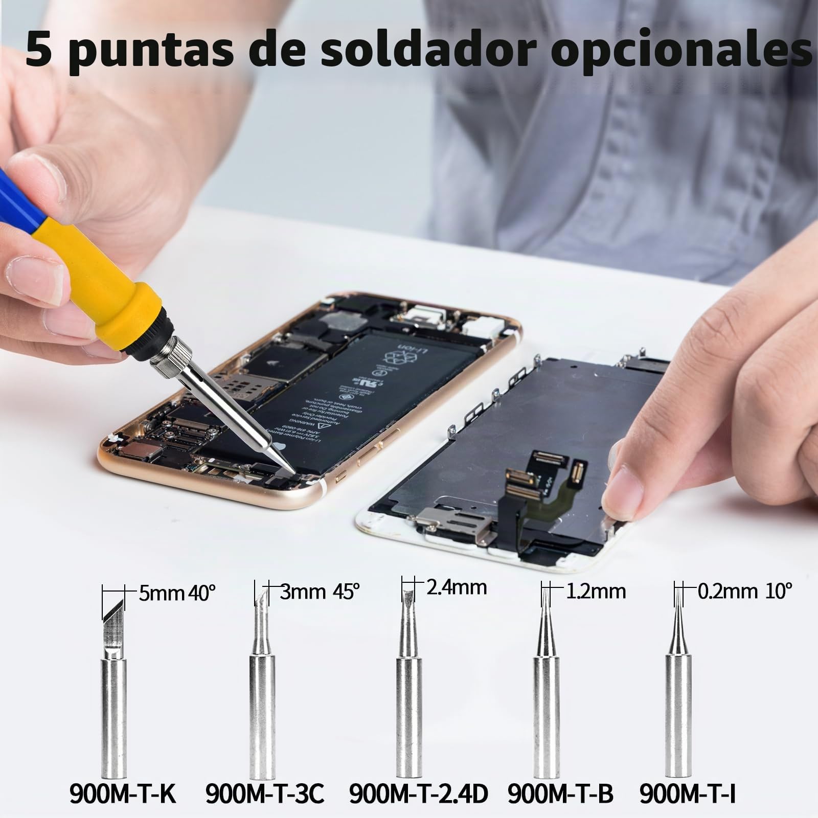 Estación de soldadura 936D, digital de 60 W, soldadura doméstica, temperatura ajustable, bolígrafo de grado industrial, herramienta de mantenimiento, con lupa