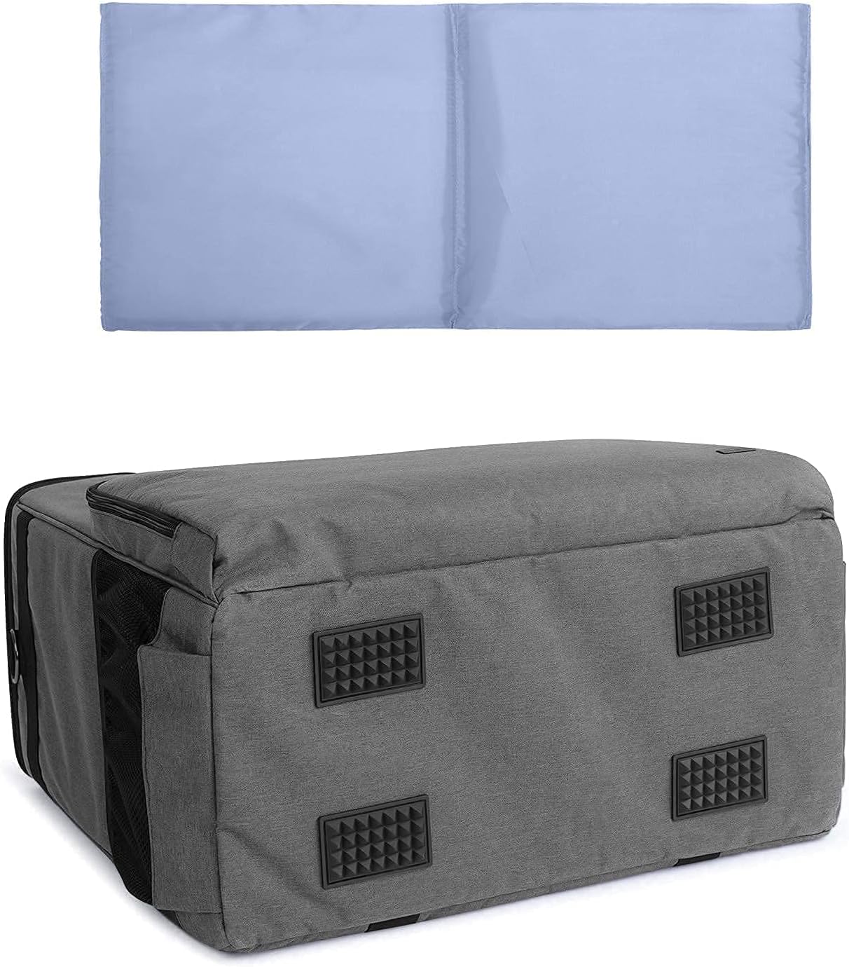 CURMIO Single Layer and Double Layer Desktop Computer Travel Bag for Computer Tower PC Chassis, Keyboard, Cable and Mouse