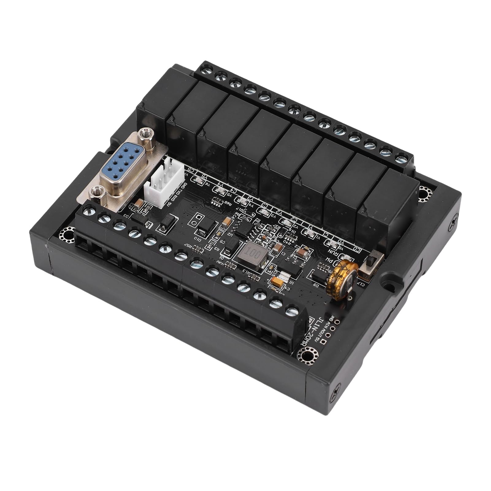 Wakects Płyta PLC, Przemysłowy Programowalny Sterownik Logiczny z Modułem wyjść Przekaźnikowych, 32-bitowy MCU do Sterowania automatyką