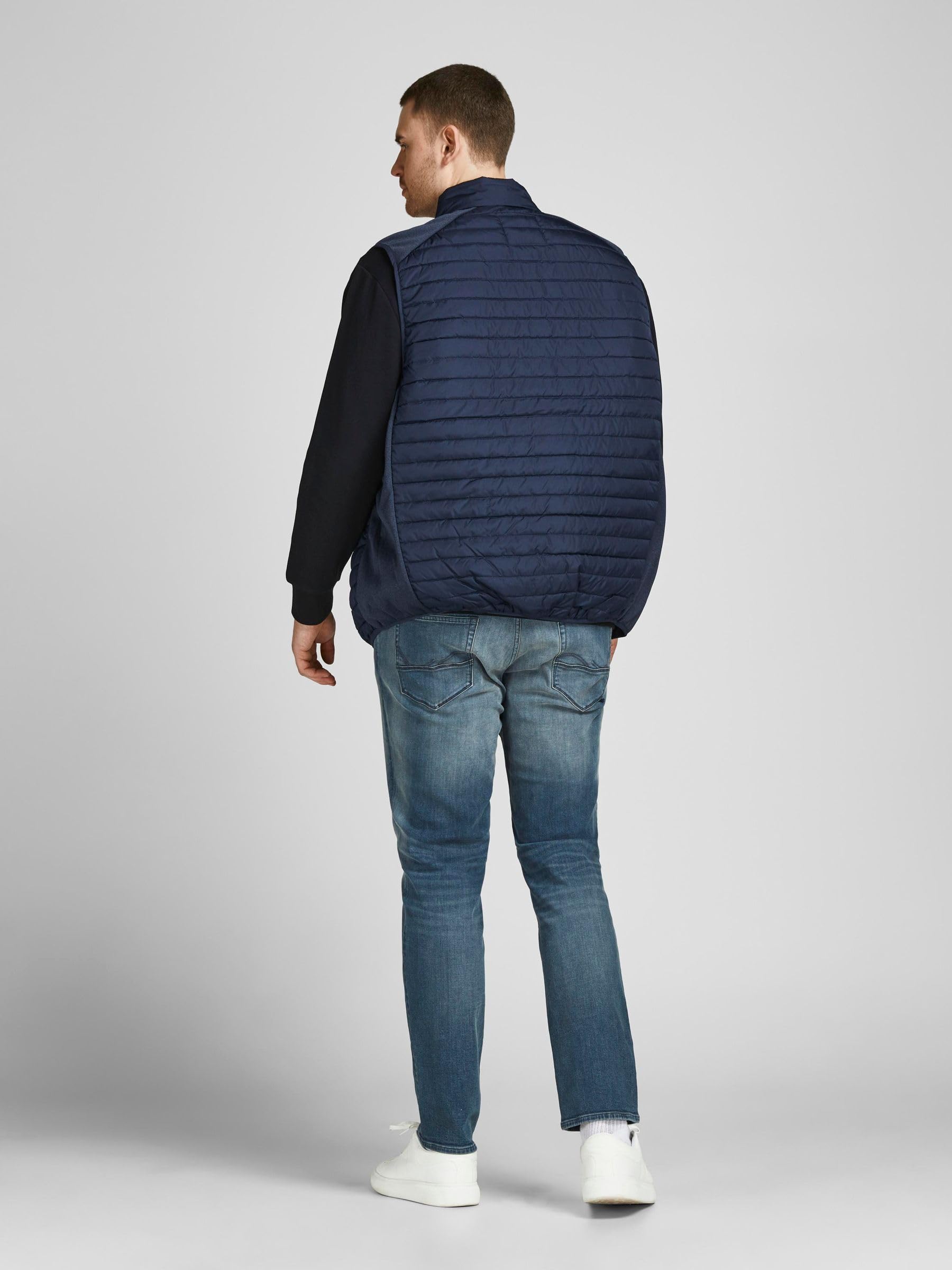Jack & Jones PLUS JJEMULTI Bodywarmer Collar PS – Bild 3