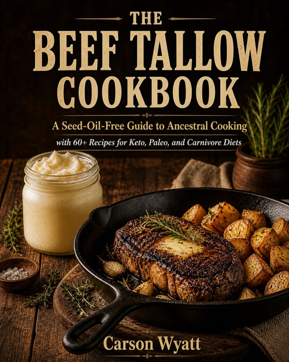 The Beef Tallow Cookbook: A Seed-Oil-Free Guide to Ancestral Cooking with 60+ Recipes for Keto, Paleo, and Carnivore Diets