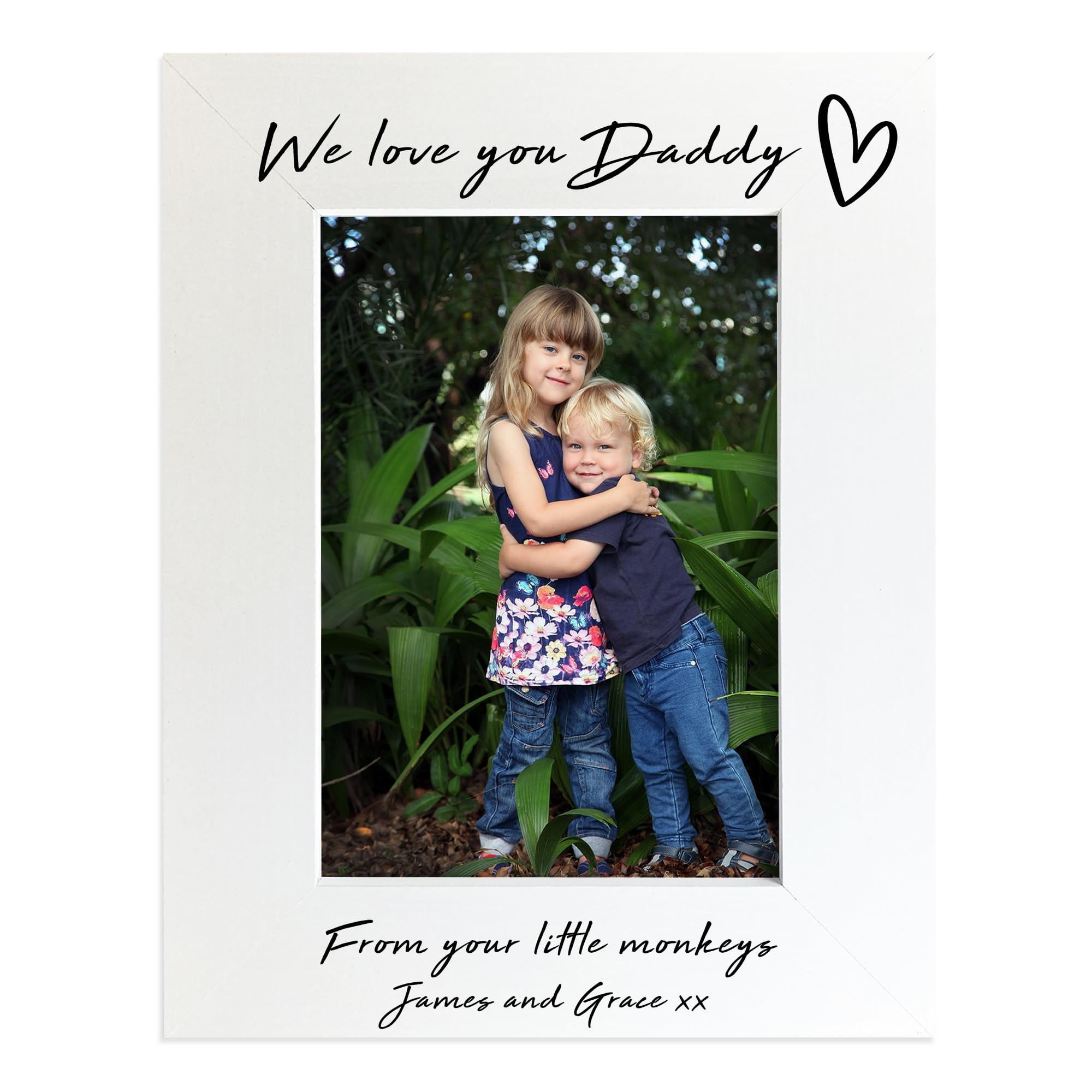 RED OCEAN Gifts For Birthday Fathers Day For Daddy Photo Frame Personalised Gift For Daddy From Daughter Son Love Gift Keepsake