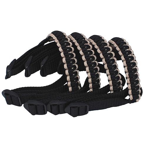 Miniatura 10 de BubbasGarageTv - Reversible Paracord Grab Handles for Jeep Wrangler - Lime Green & Black - Pick your pairs