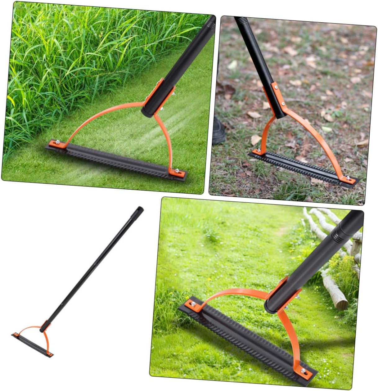 Milisten Manual Grass Metal Cutter Serrated Blades for Efficient Garden Trimming -Handled Design for Easy Use for Maintaining Neat Lawns and Outdoor Spaces