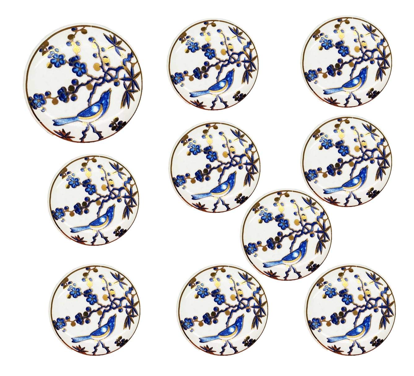 Jetwals nobs for Drawers - Vintage Assorted Ceramic Drawer Handle Furniture Hardware (Blue Birds Knobs, Pack of 10) (B0CK4J8DJS) Amazon Price History, Amazon Price Tracker