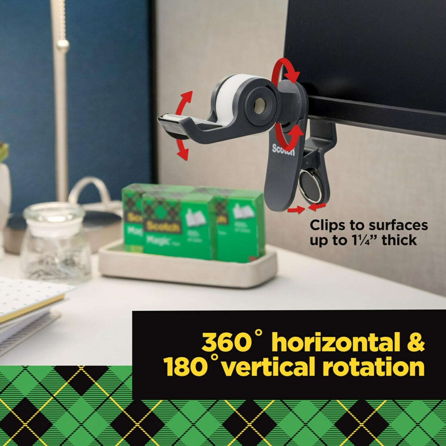 Scotch Dispenser per nastro adesivo, 4 dispenser