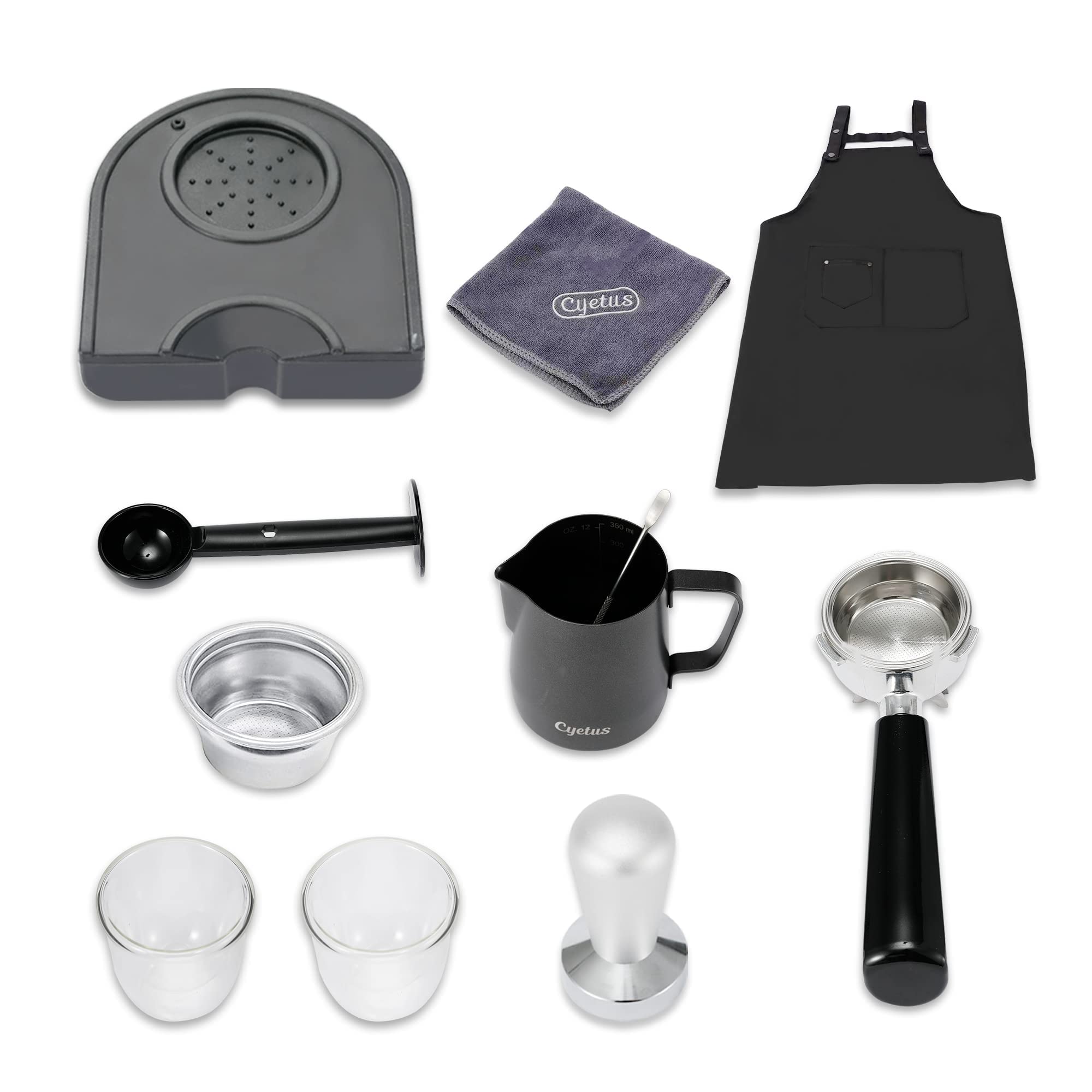 CYETUS Espresso Machine for Home Barista CM5080, Milk Steam Frother