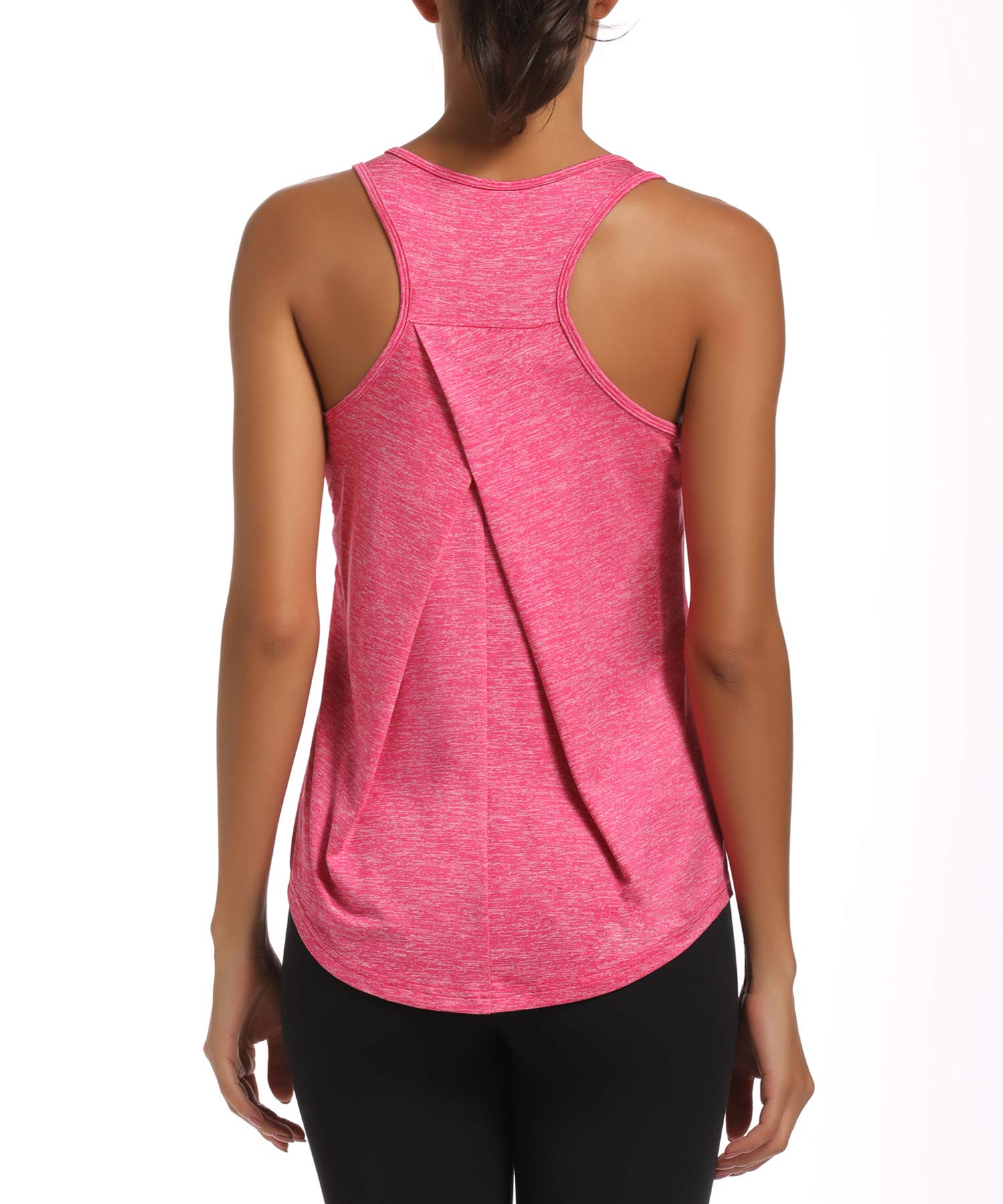 HLXFHB Workout Tank Tops for Women Gym Exercise Athletic Yoga Tops Racerback Sports Shirts