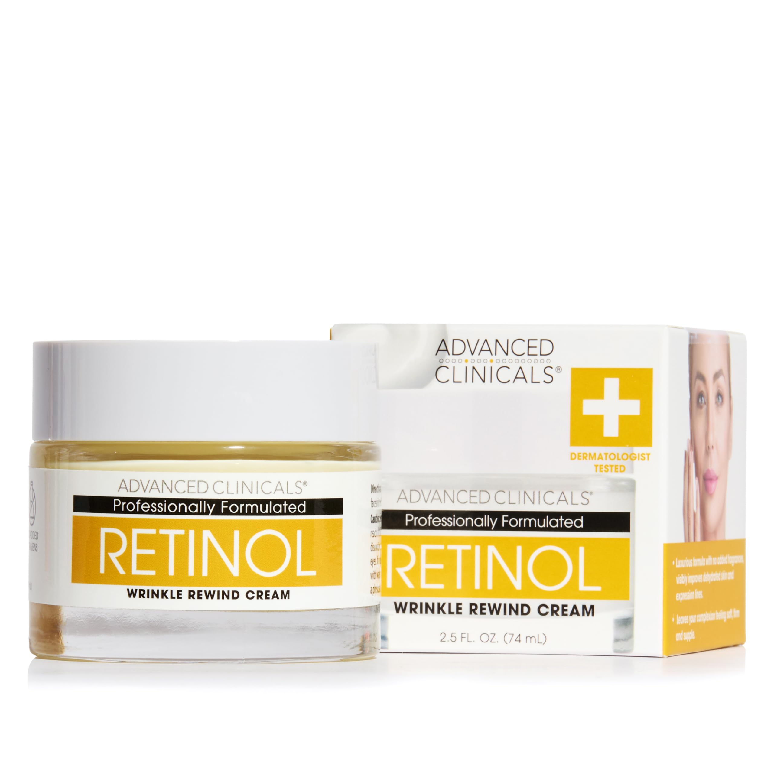 Amazon.com: Advanced Clinicals Retinol Cream Face Moisturizer