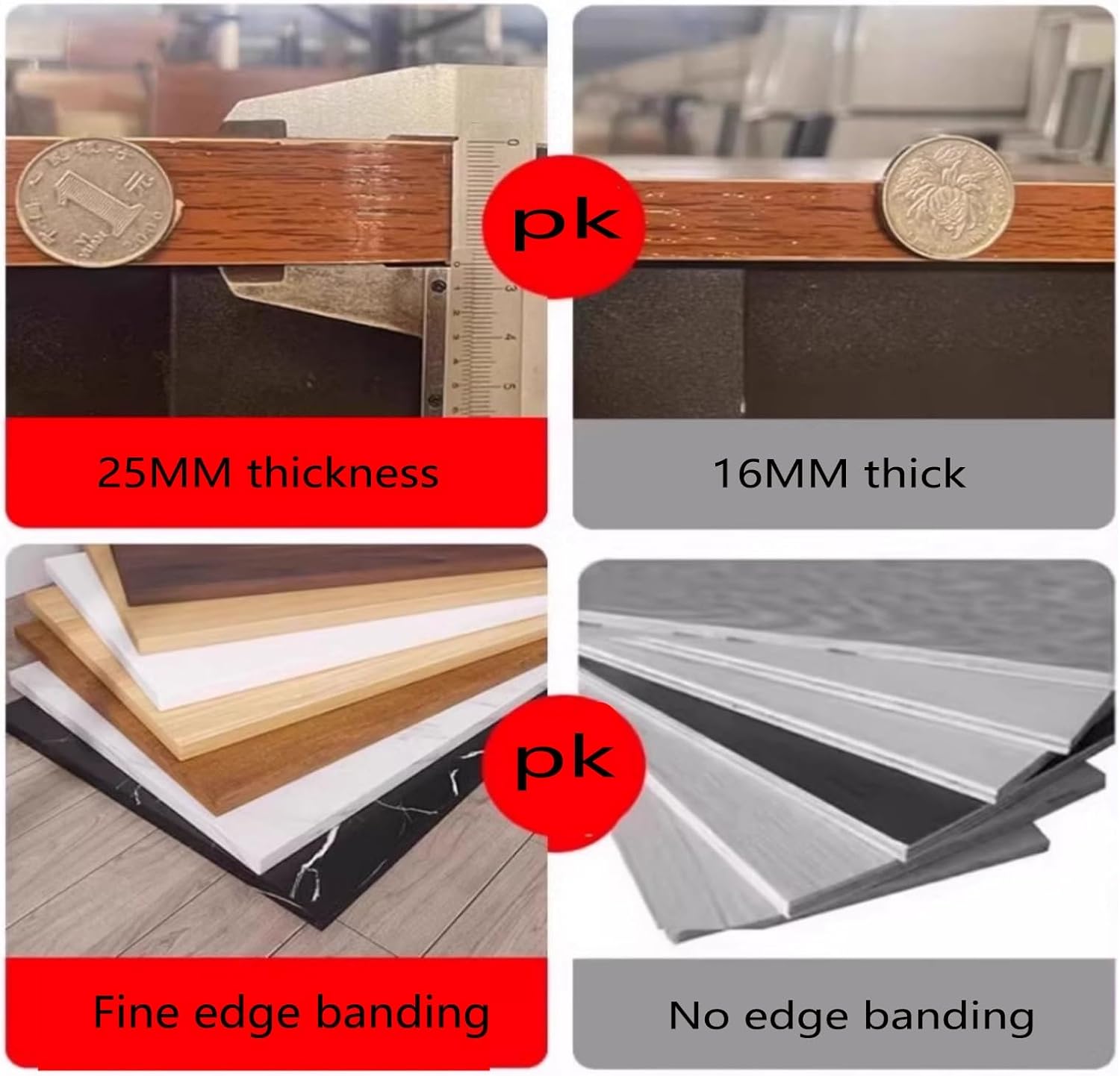 Round Wooden Dining Table Top Desktop Thick Tabletop White Stone Color Replacement Table Top Patio Balcony Bistro Universal Tabletop 100cm(White Stone Color,12"(30cm))