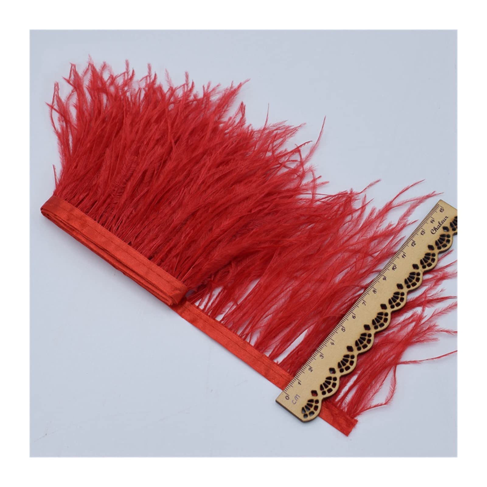 Plumes d'autruche 10-15 cm gris clair pour décoration de table mariage