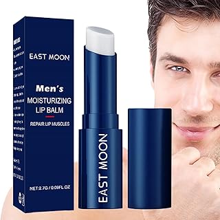 Bálsamo Lábios - Bálsamo labial hidratante masculino para lábios rachados - Bálsamo labial masculino, bálsamo labial orgânico com soros hidratantes e vitamina E bálsamo labial Dalian
