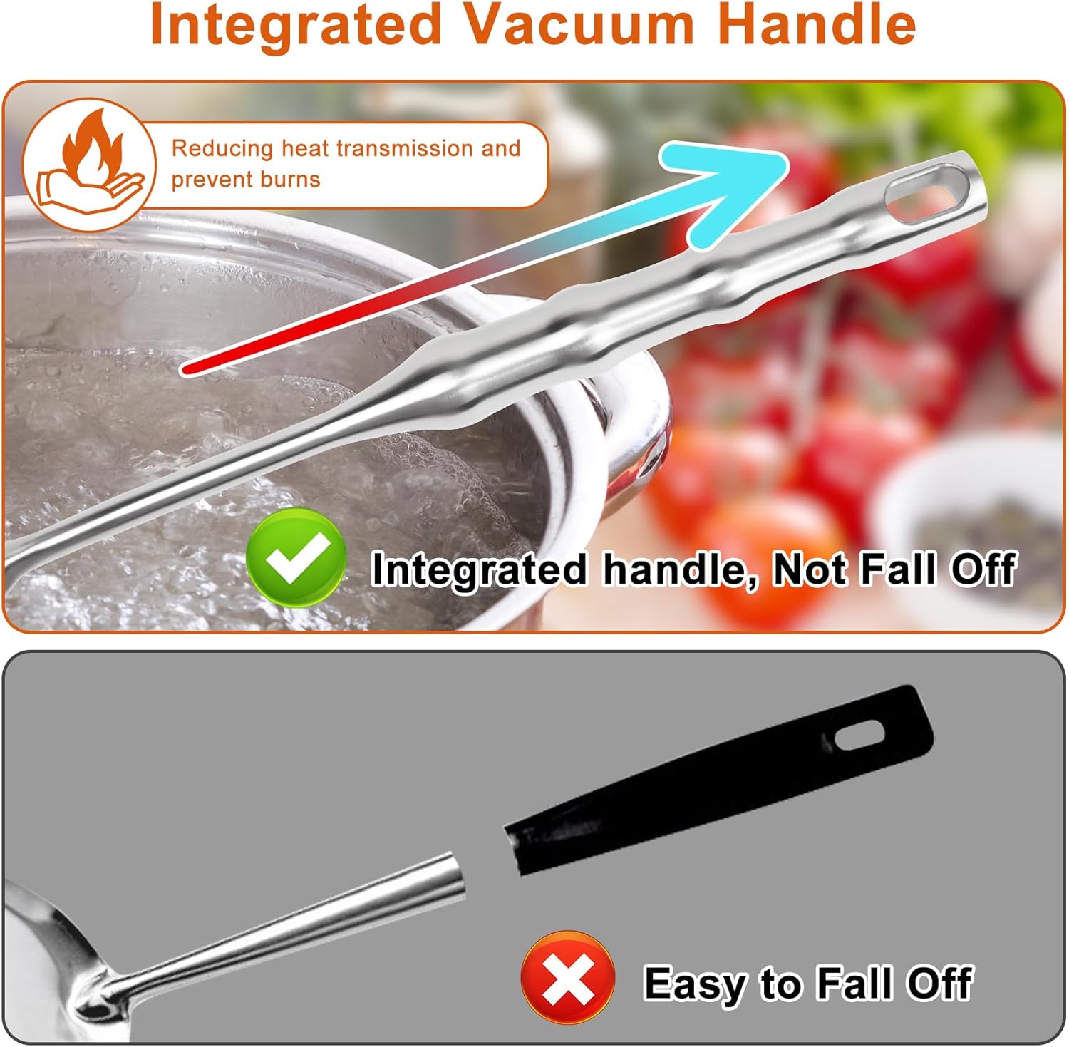 304 Stainless Steel Kitchen Utensils Set, 11PCS Metal Cooking Utensil Sets, Stainless Steel Cooking Utensils Set Include Meat Fork, Tongs, Turner, Soup Ladle, Dishwasher Safe