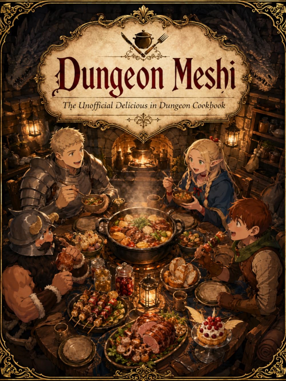 Dungeon Meshi: The Unofficial Delicious in Dungeon Cookbook