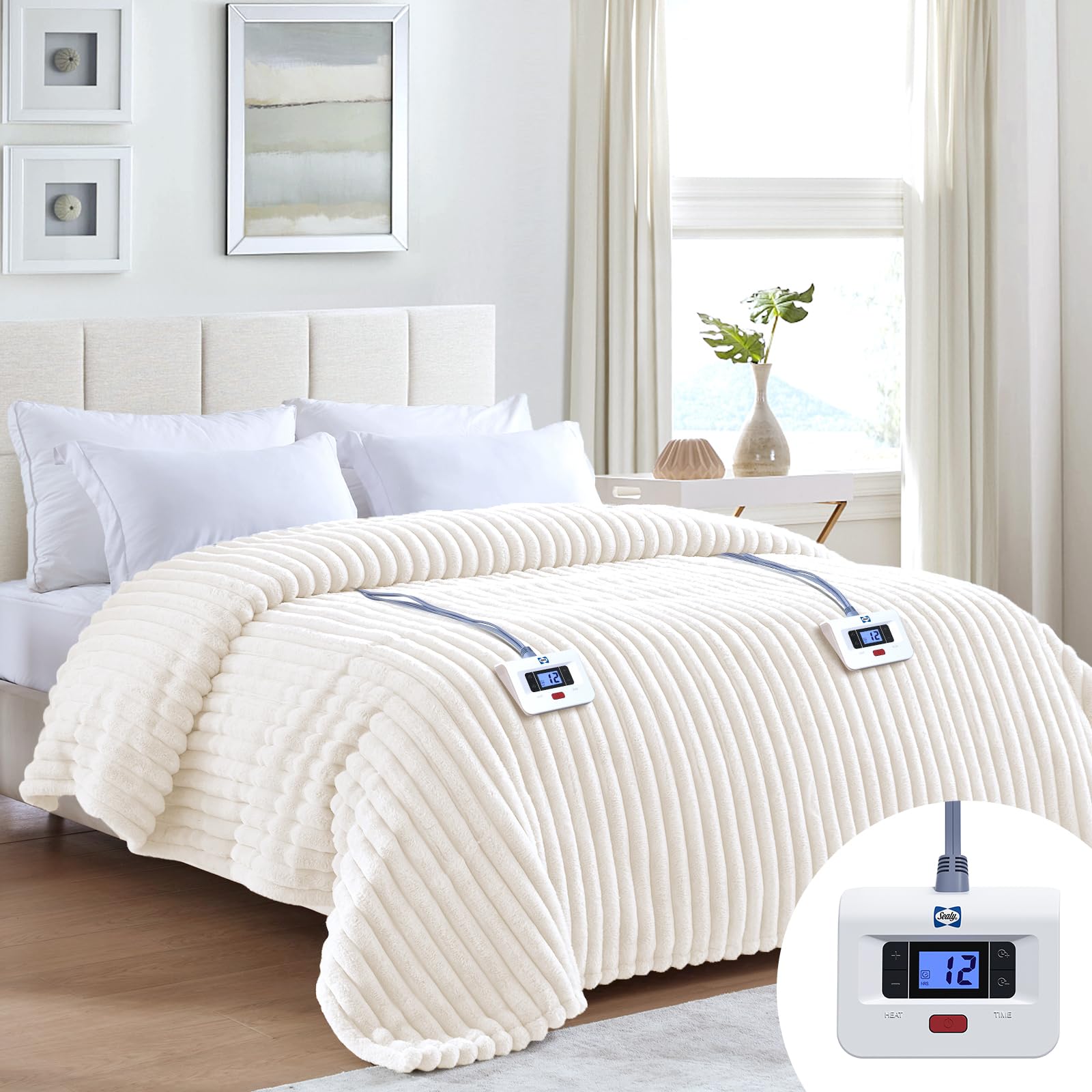 Sealy Reversible Faux Fur Blanket
