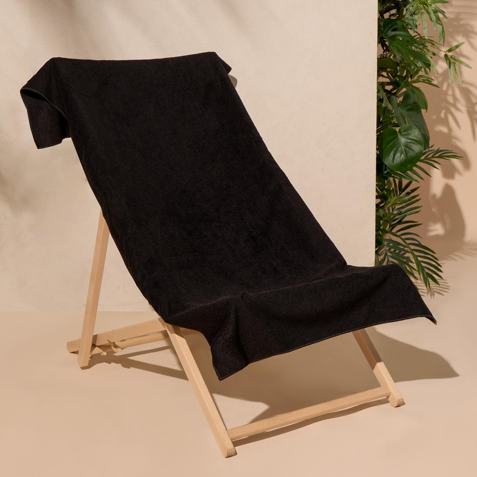 Brentfords Black Beach Towel - Image 2