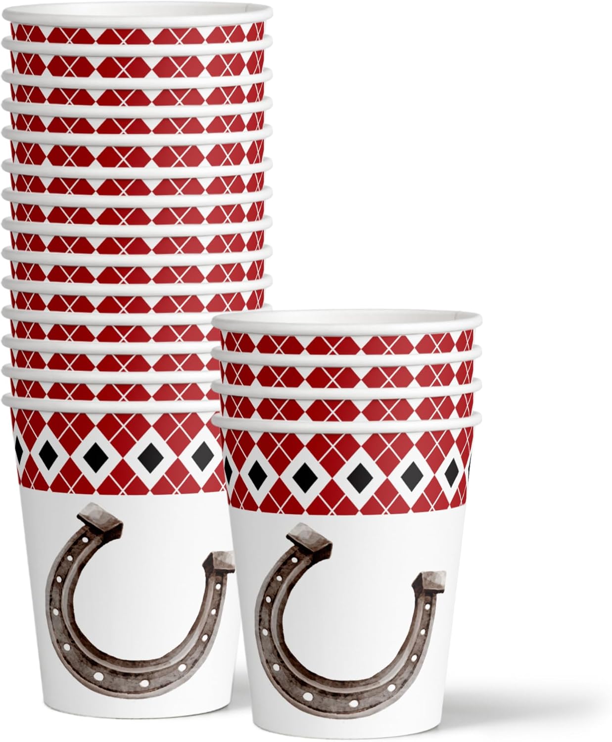 Derby Day Birthday Party Supplies - Kentucky Horse Racing Plates - Horse Bridal Shower - Tableware Set Includes Plates Napkins Cups - Kit for 16 - Image 4