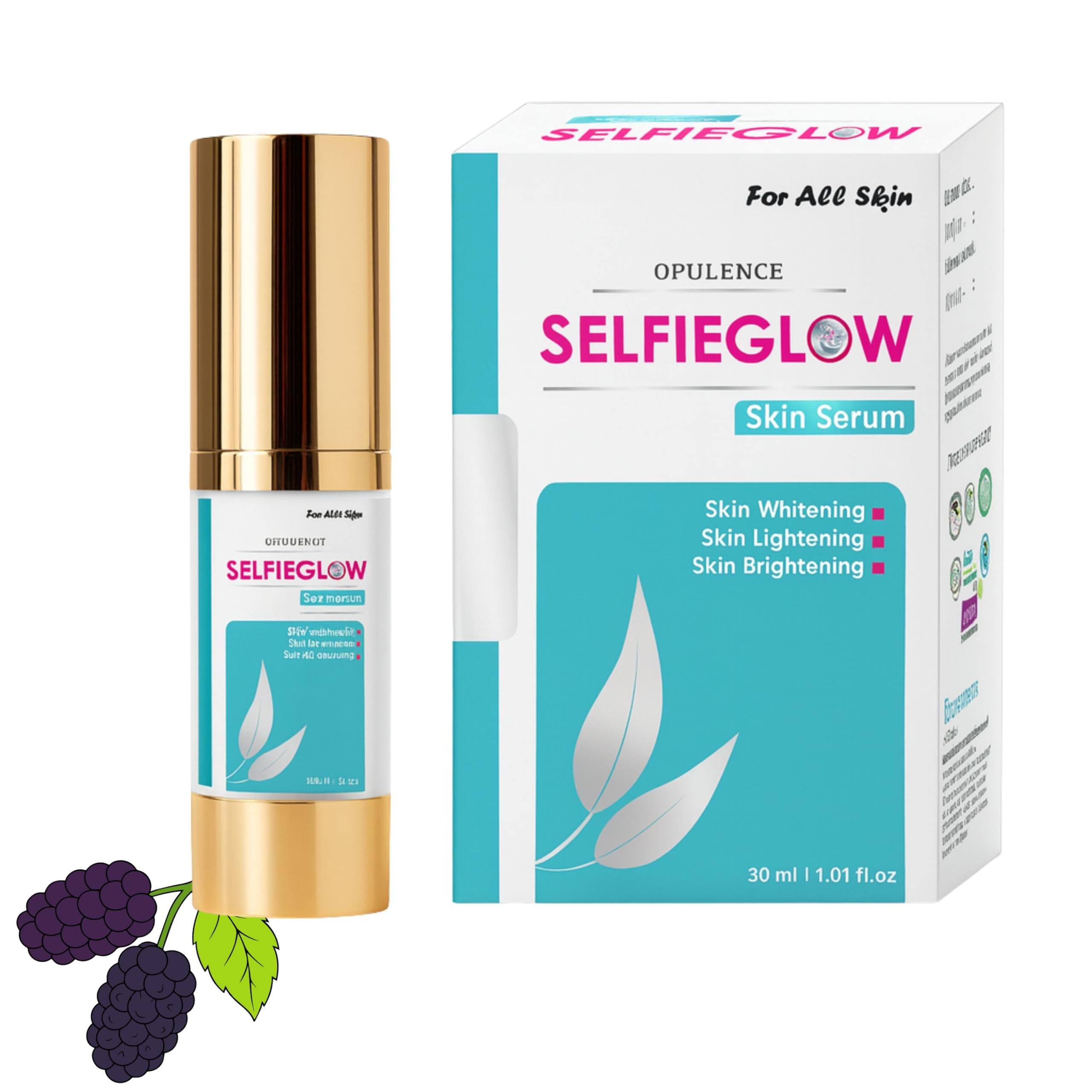 Rotex Opulence Selfieglow Skin Serum | Whitening, Lightening & Brightening Face Serum | Glutathione, Mulberry Extract, Potassium Methoxysalicylate, ... Rotex Opulence Selfieglow Skin Serum | Whitening, Lightening & Brightening Face Serum | Glutathione, Mulberry Extract, Potassium Methoxysalicylate, ...