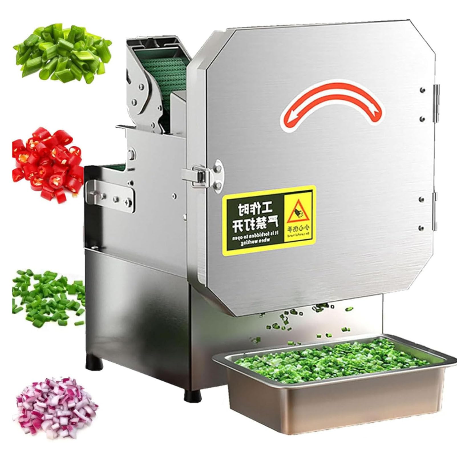 Cortador eléctrico de verduras para ajo, jengibre, chile, patata, pepino, procesador de alimentos de alta velocidad y máquina picadora
