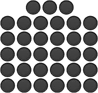 Vista 11 de PATIKIL Discos de encuadernación de libros de plástico de 0.945 in, paquete de 33 discos de expansión de disco redondos para planificador de Blanco