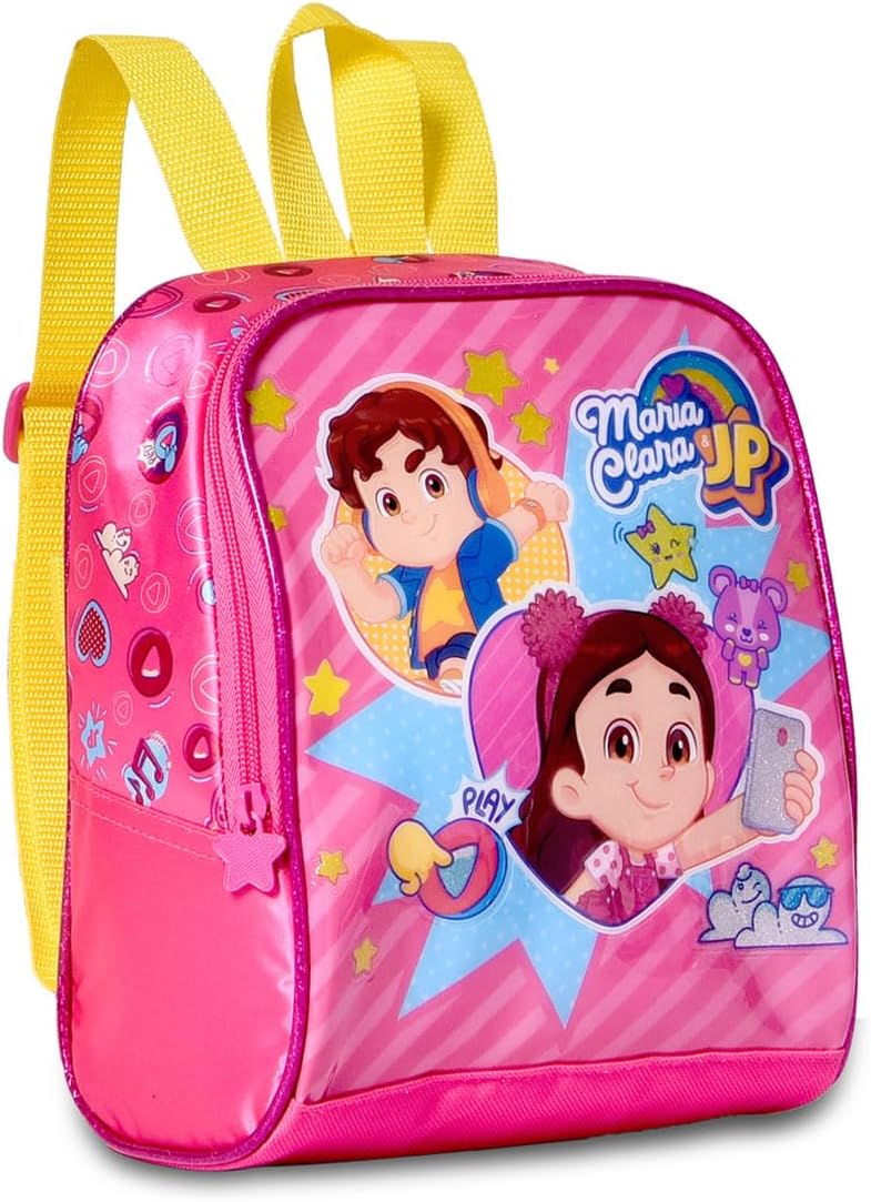 Kit Mochila Escolar Feminina Maria Clara e JP Lancheira e Estojo