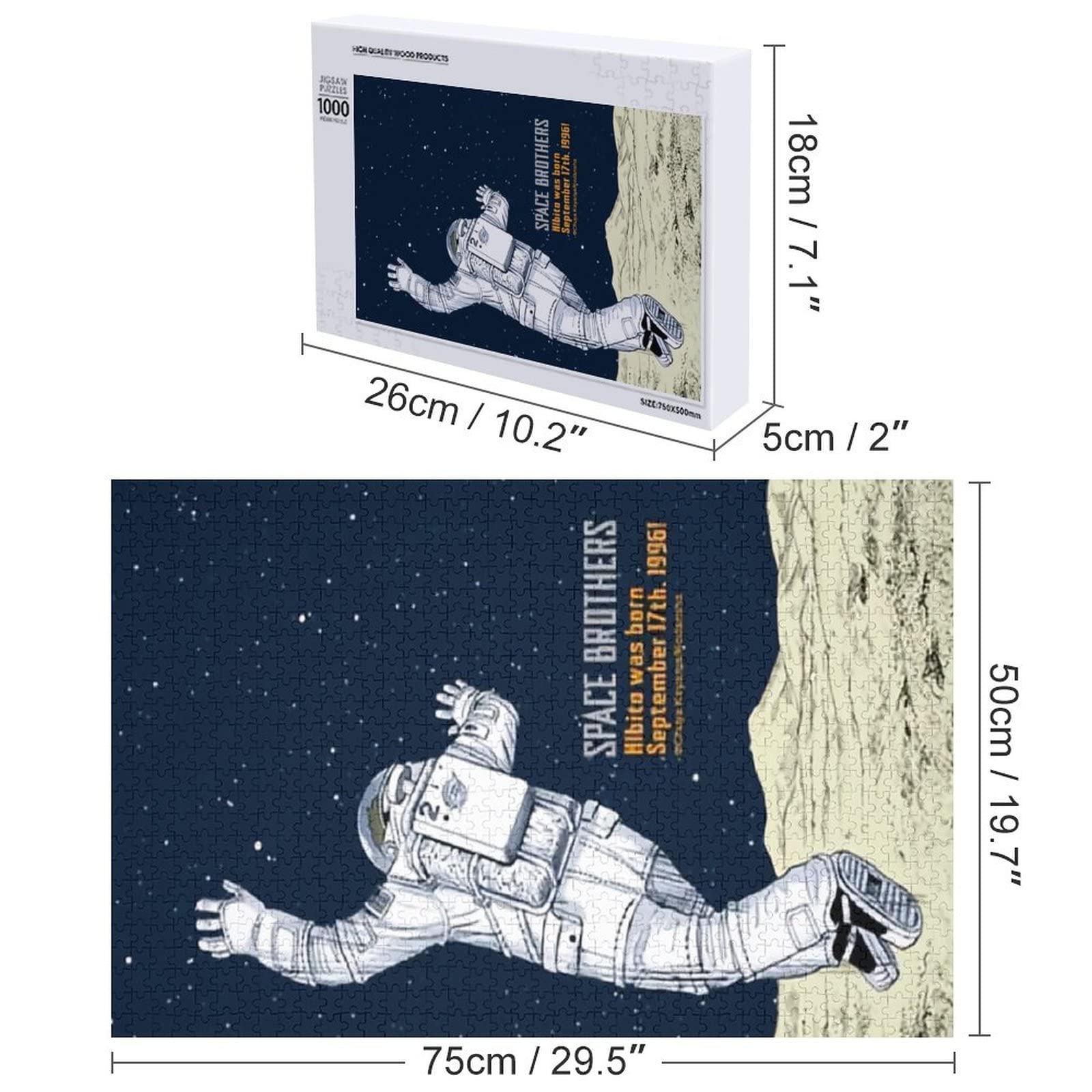 Amazon.co.jp: 宇宙兄弟 パズル 大人气 木製 1000ピース