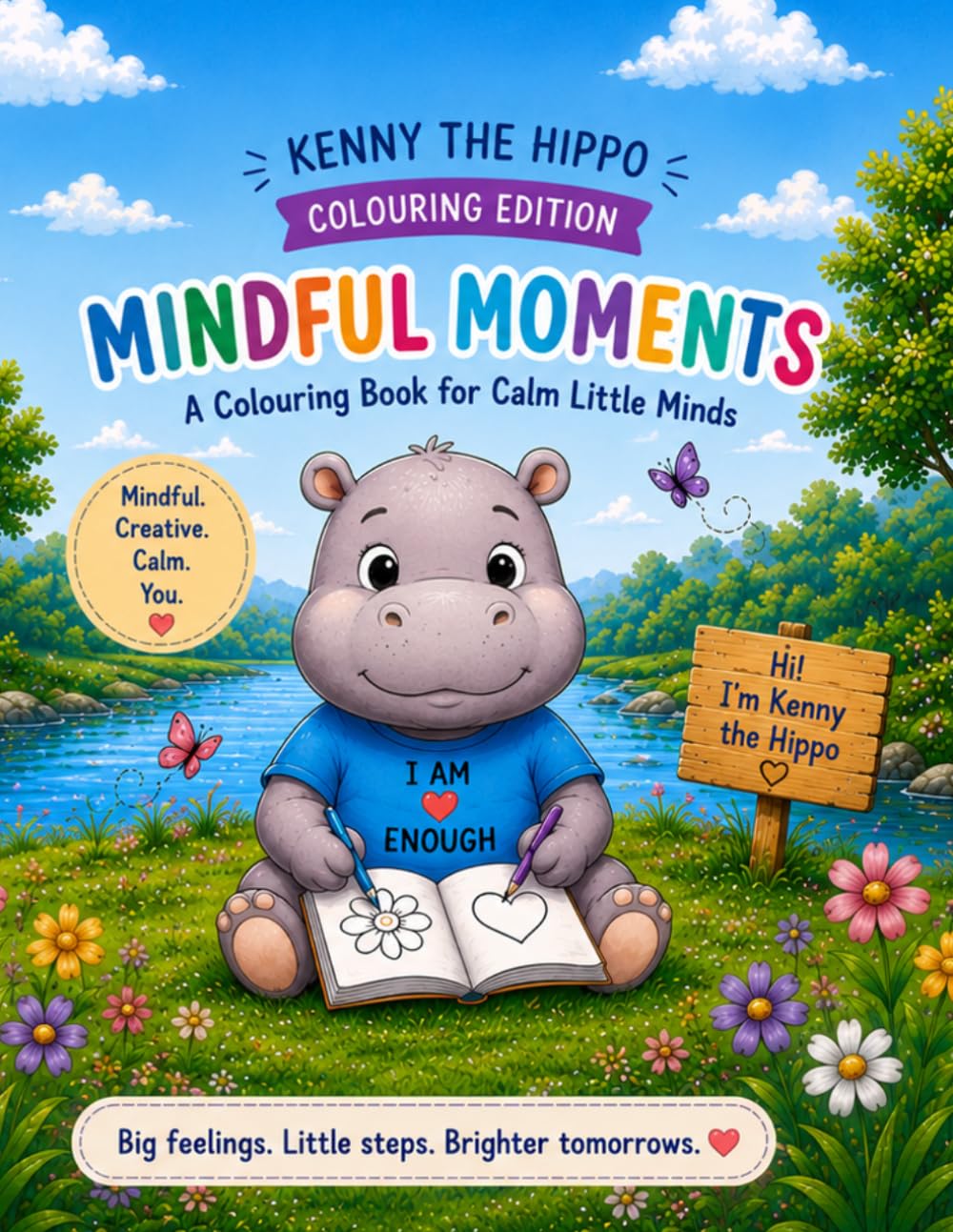 Mindful Moments: A Colouring Book for Calm Little Minds: With Kenny the Hippo