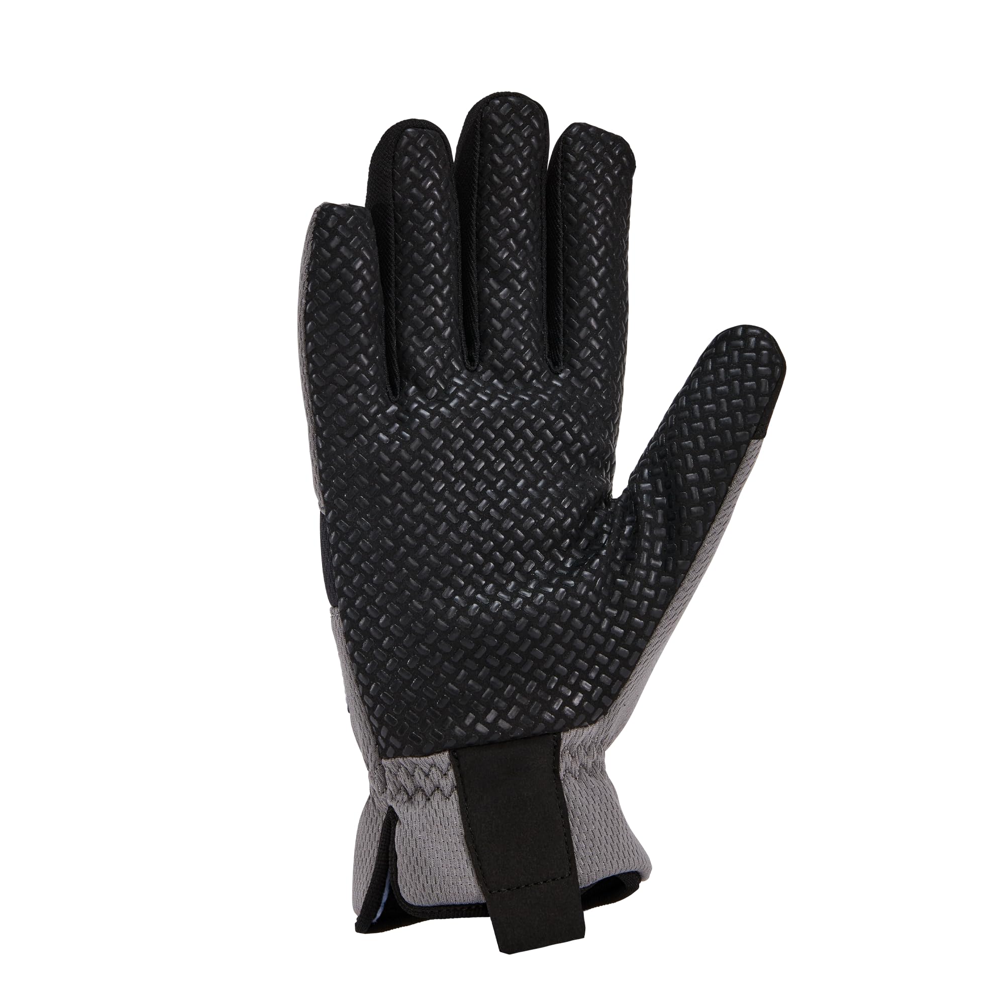 Carhartt Guante de alto agarre con forro térmico para hombre, color negro acero, talla L