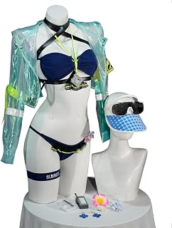 [NIUKACOS] 少女前線 2 追放風 クルカイ 蔚藍軌跡水着コスプレ衣装 大人用 夏イベ・プール撮影・ハロウィン仮装用