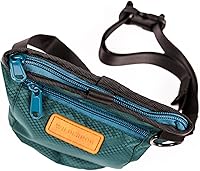 Vista 2 de Wilderdog Bolsa de entrenamiento para perros con cierre magnético y cremallera, mosquetón adjunto, correa de cintura ajustable - verde