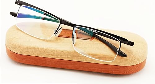 Miniatura 2 de Lentes de lectura de media llanta con revestimiento antirreflectante AR, ideales para lector de uso en computadora, 2 pares (negrotortuga)., M