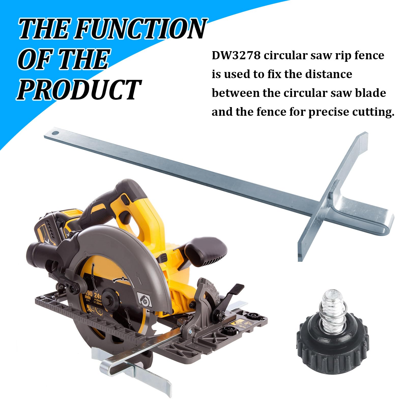 GENUINE DEWALT CIRCULARSAW PARALLEL RIP FENCE GUIDE N174703 DCS570 DCS576 DWE576 GENUINE DEWALT CIRCULARSAW PARALLEL RIP FENCE GUIDE N174703 DCS570 DCS576 DWE576
