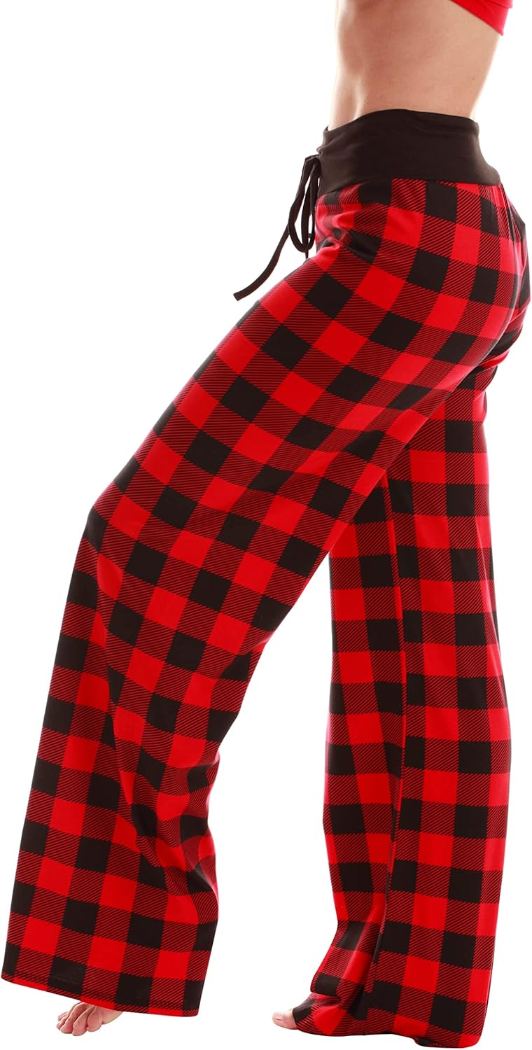 Just Love Womens Wide Leg Casual Comfy Loose Stretchy Palazzo Pajama Pants - Image 2