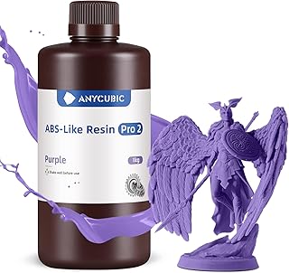 ANYCUBIC 3D Printer Resin, ABS-Like Resin Pro 2 with Enhanced Strength and Toughness, Performance far Superior to ABS-Like Resin, Low Odor, Wide Compatible for All Resin 3D Printe…
