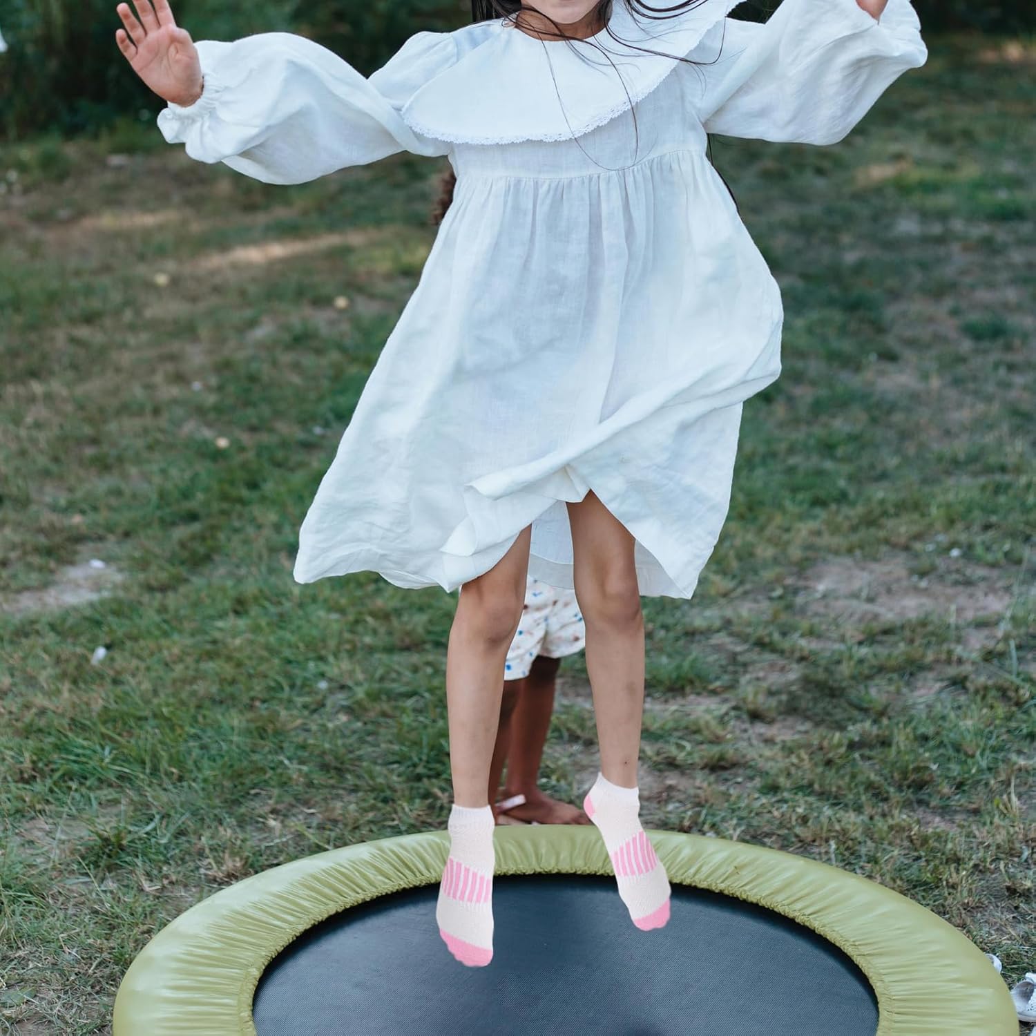 JAMEGIO 12 Pairs Girls Ankle Socks - Running, Athletic, Low Cut Socks for Little to Big Girls - Image 6