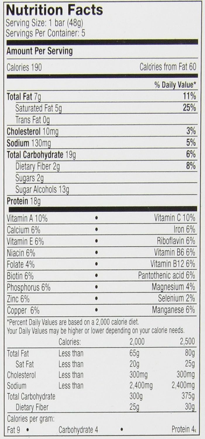 Hydroxycut Lean Protein Bars, Chocolate Fudge, 5 Count - 1.7oz Bars