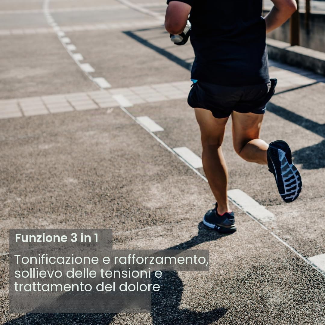 Tens Elettrostimolatore muscolare 10 modalità Funzione TENS, EMS per sollievo artrite lombalgia sciatica emicrania torcicollo dolore schiena fianchi ginocchio spalla