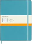Moleskine Notebook, Extra Large, Ruled, Myrtle Green, Soft Cover (7.5 x 9.75)