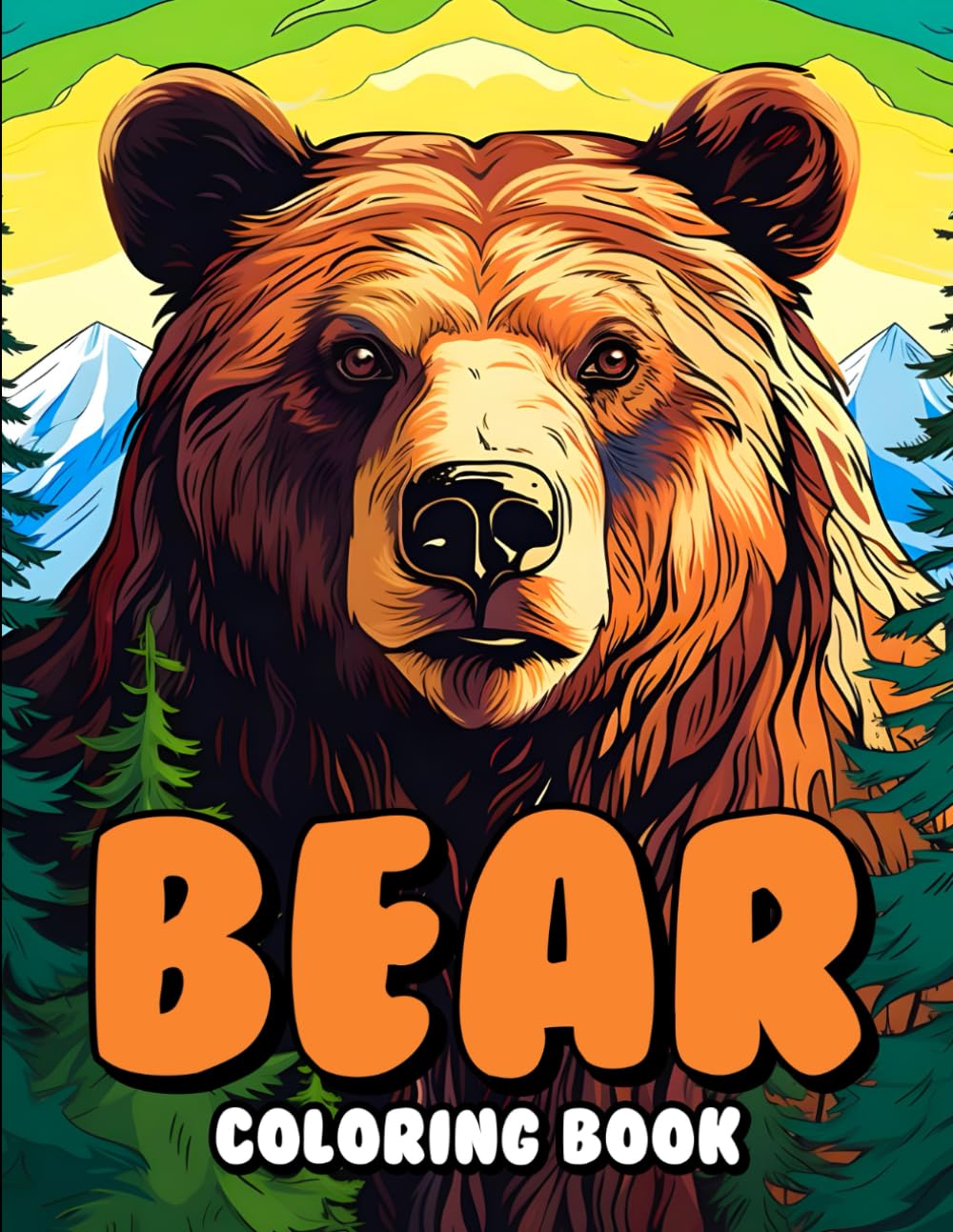Simply Bears: Coloring Book: Color Your Way Through Nature with Whimsical Bears